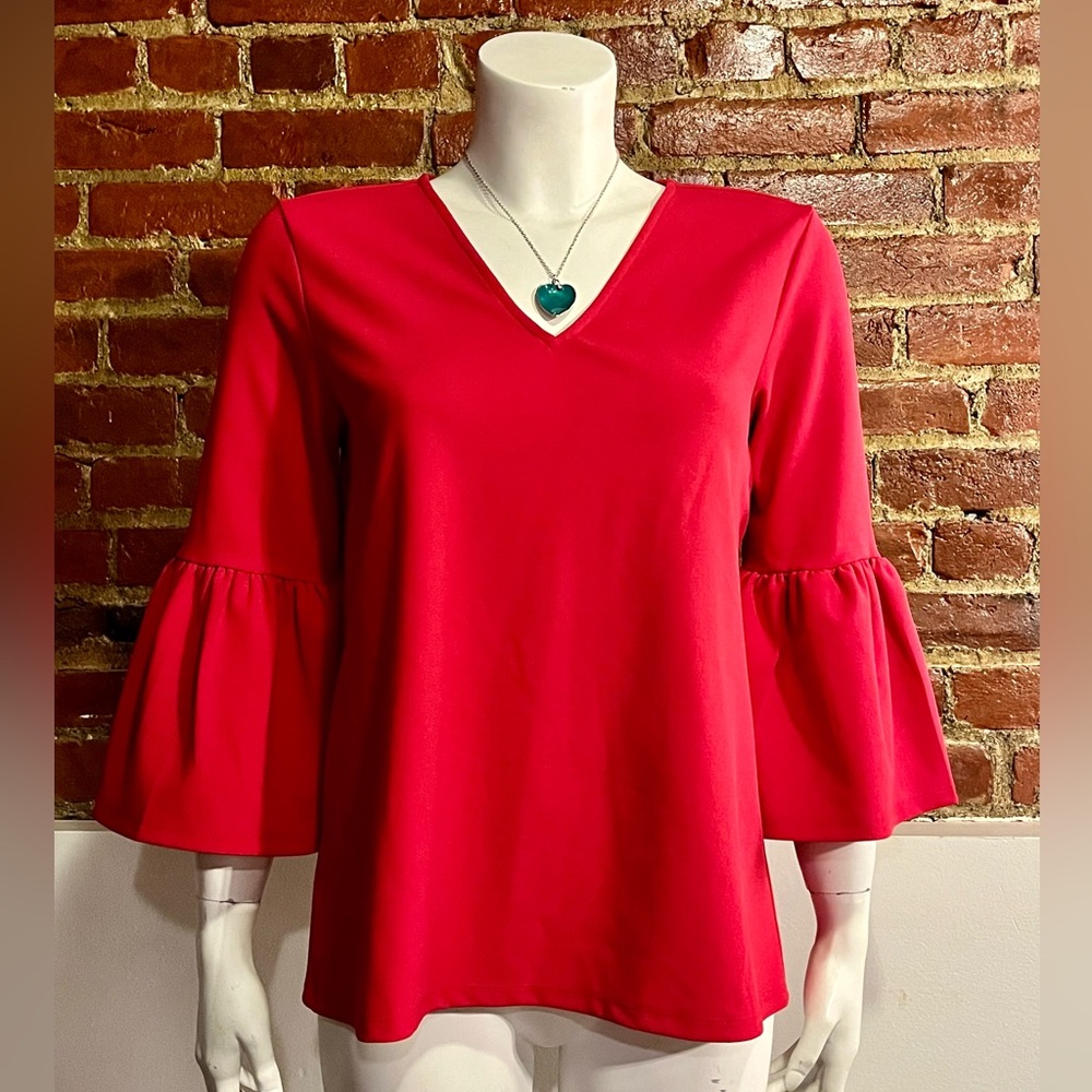 Women’s Ann Taylor red blouse
